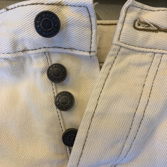 Pacsun denim tan shorts size 23 - Picture 3 of 6